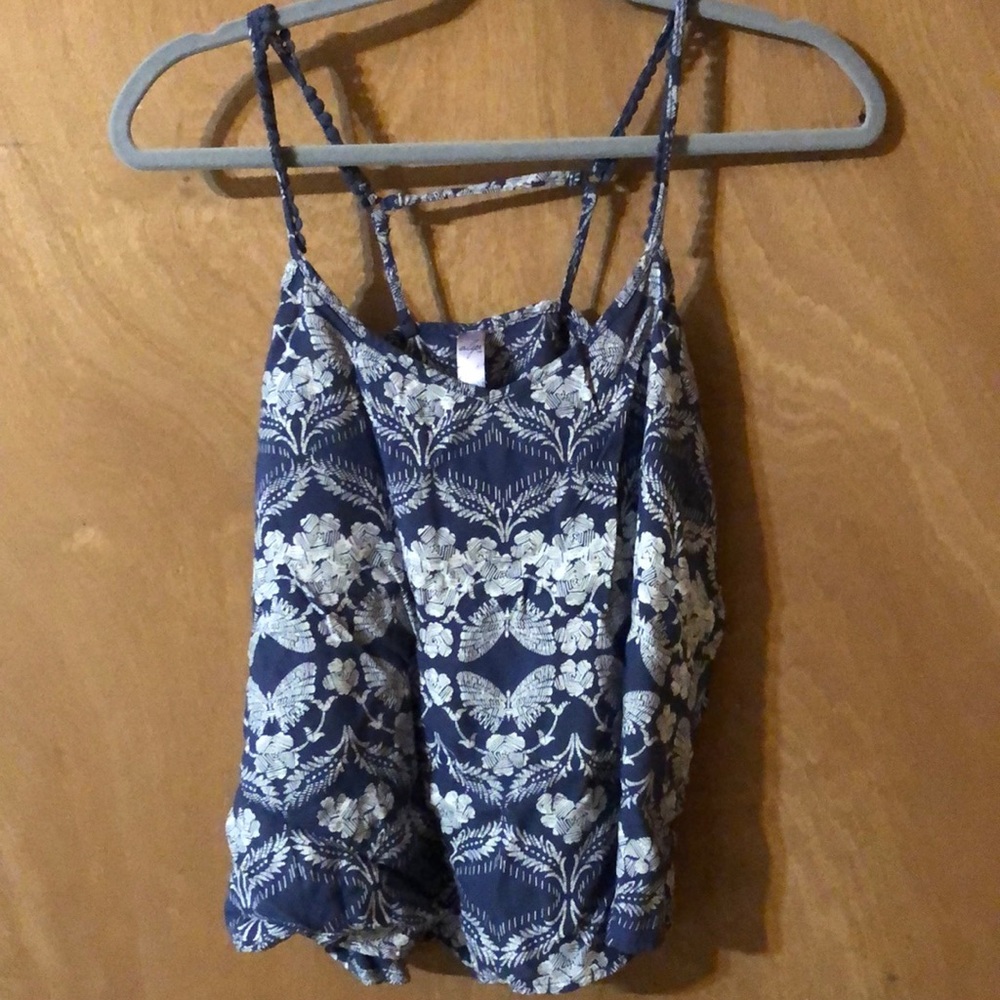Spaghetti strap tank top